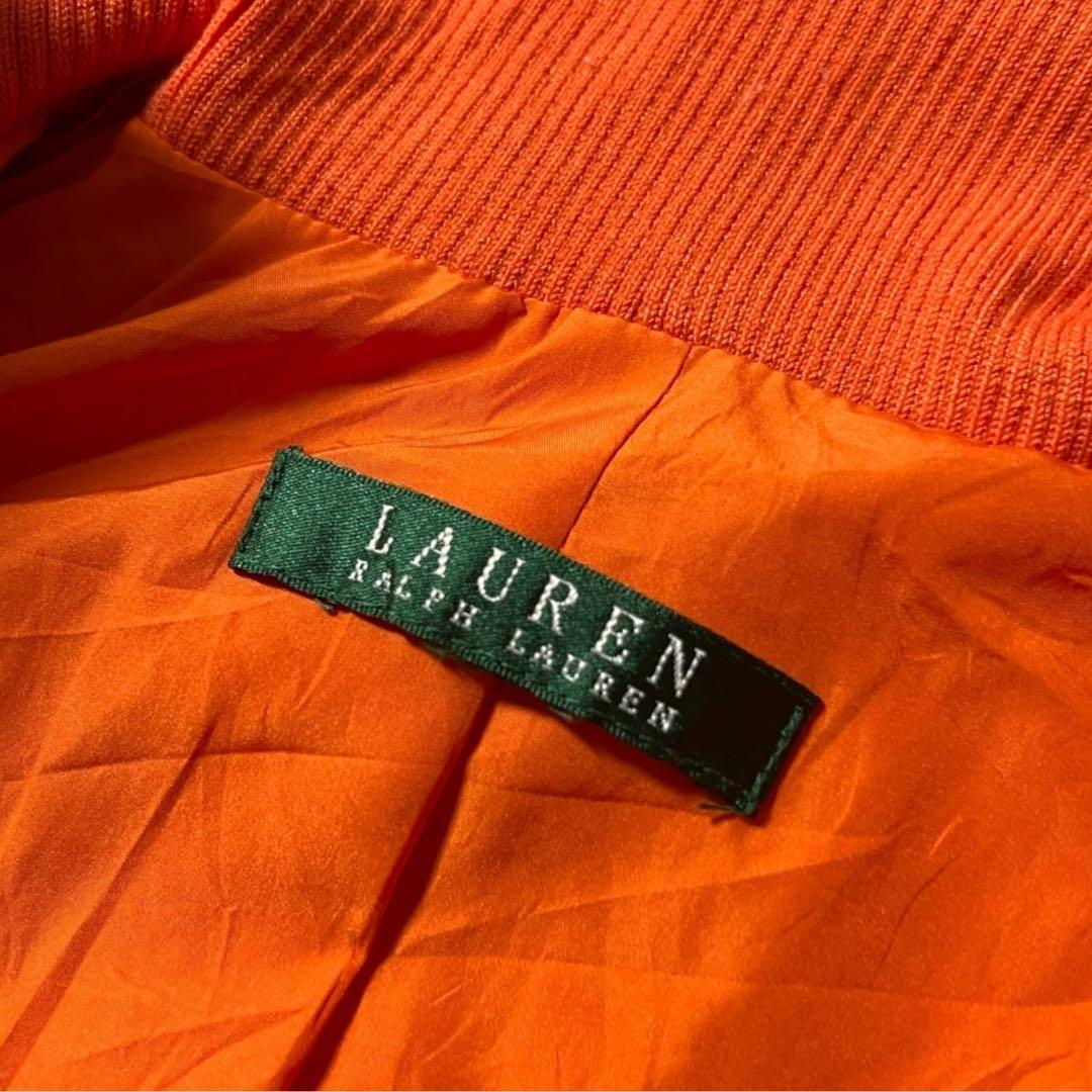 LAUREN Ralph Lauren ナイロンジャケット オレンジ ブルゾン