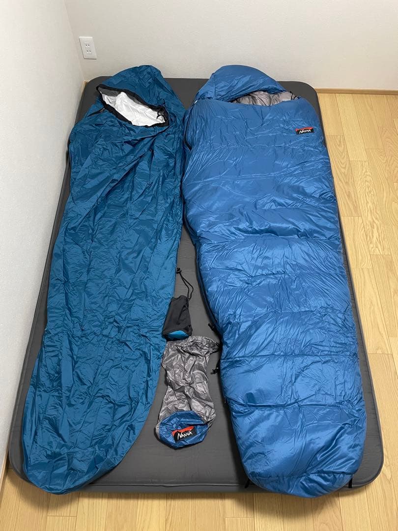 ナンガ シュラフ ダウンバッグ 600STD WILD-1別注 カバー付