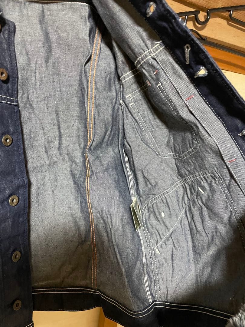 DIESEL ダークブルー デニムジャケット　購入時6万前後　廃盤　サイズL