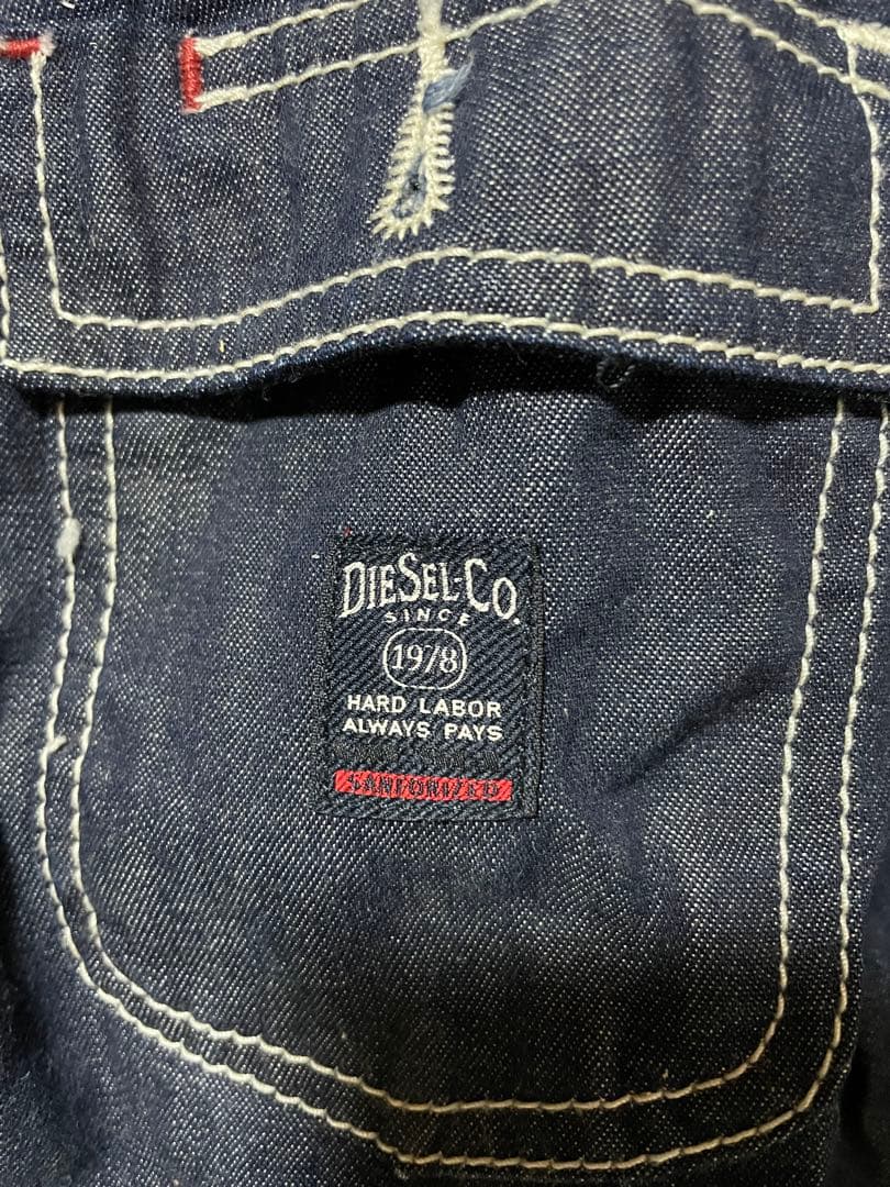 DIESEL ダークブルー デニムジャケット　購入時6万前後　廃盤　サイズL