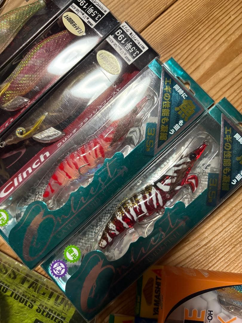 エギング セット 15品 エギ王 クリンチ オンリエスト ルキア クロスファクタ