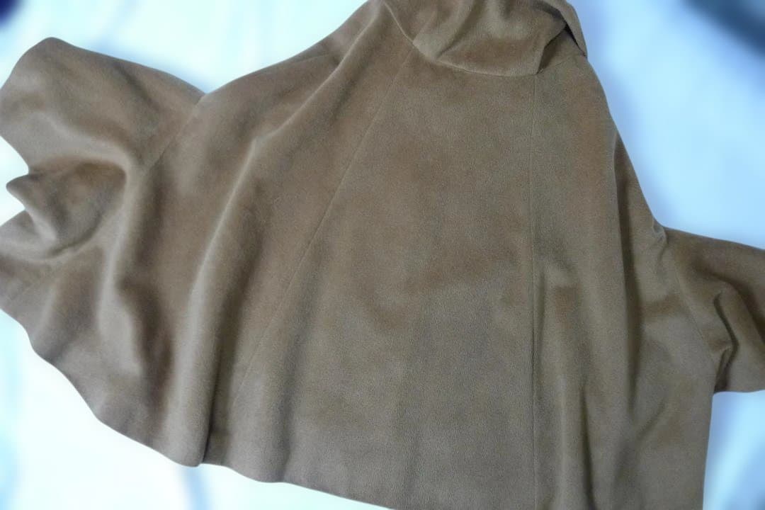 BEARDSLEY ビアズリー ポンチョ ケープ コート キャメル F