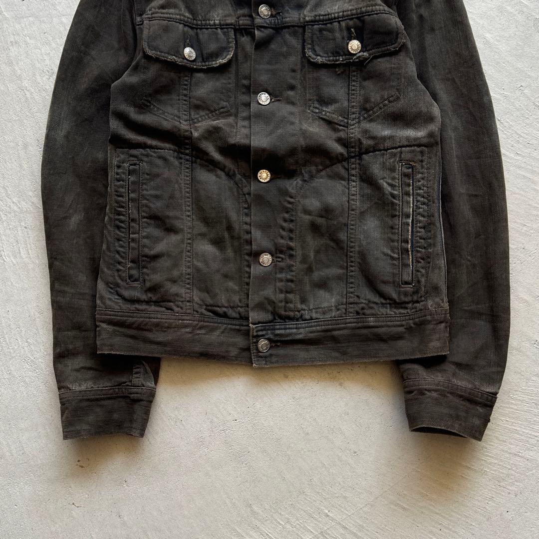 専用00s dolce&gabbana coating denim jacket