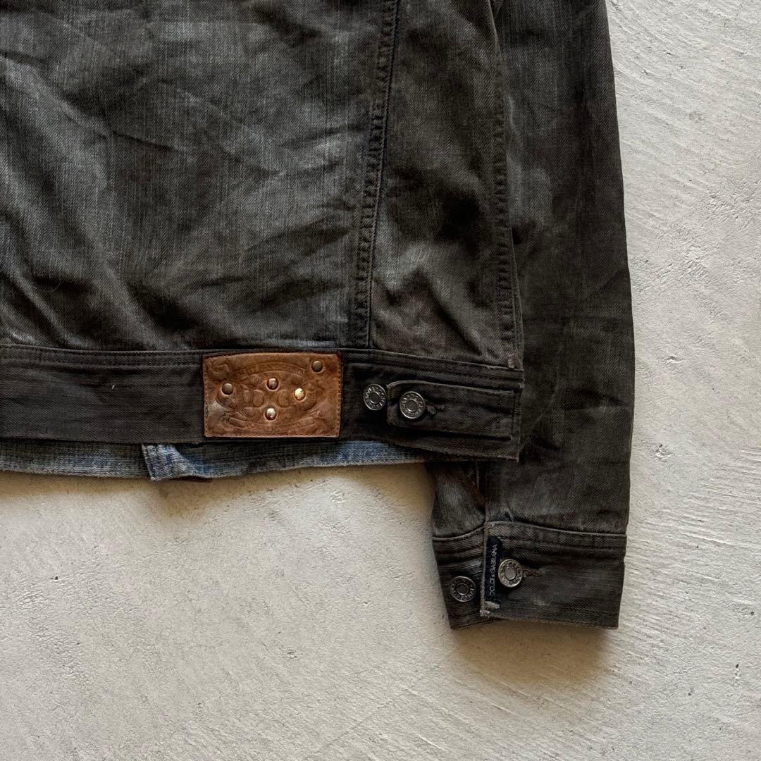 専用00s dolce&gabbana coating denim jacket