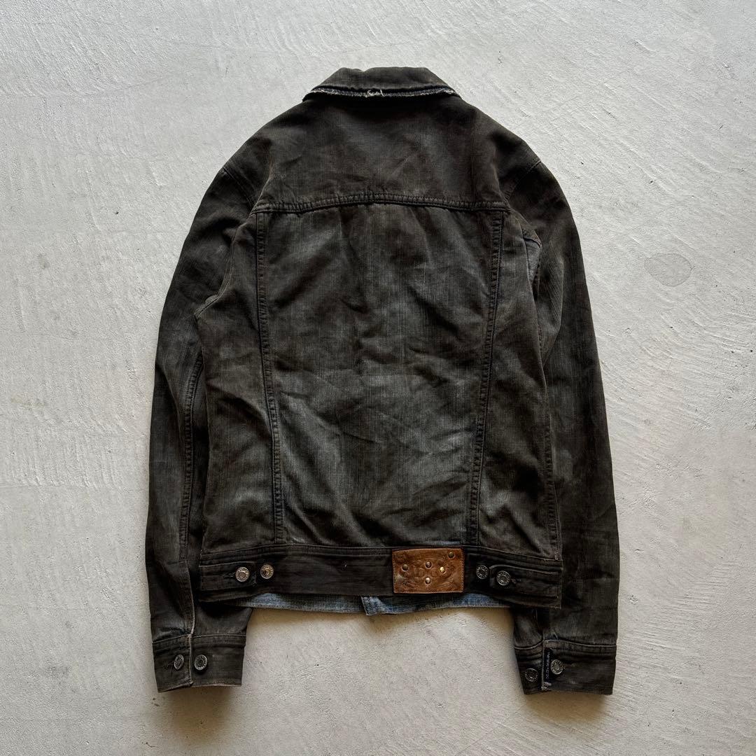 専用00s dolce&gabbana coating denim jacket
