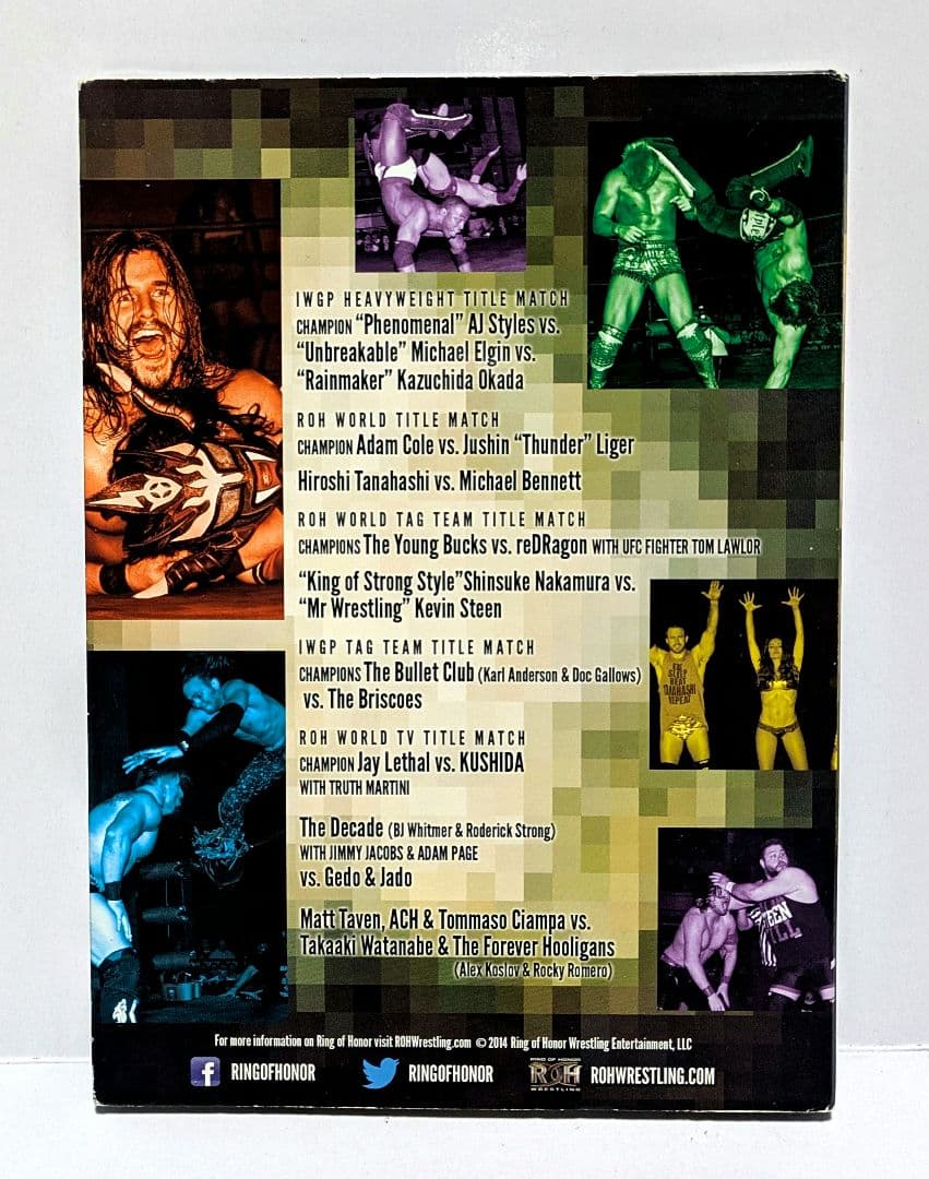 海外プロレス　新日本プロレス　ROH　プロレスDVD3枚まとめ売り