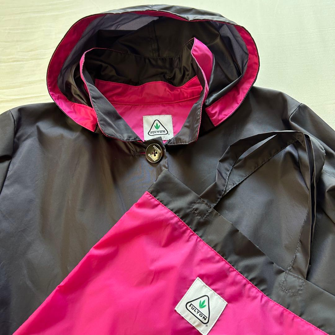 【美品】フルトン FULTON レインコート撥水 カラーコート ローズピンク