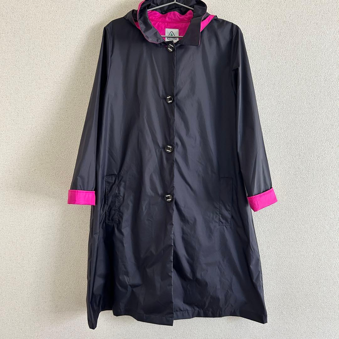 【美品】フルトン FULTON レインコート撥水 カラーコート ローズピンク