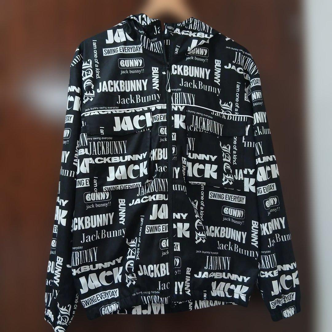 Jack Bunny ロゴプリント フード付きジャケット サイズ4 新品