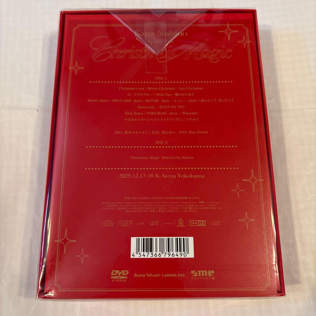 新品 西野カナ Special Live \"Christmas Magic\"