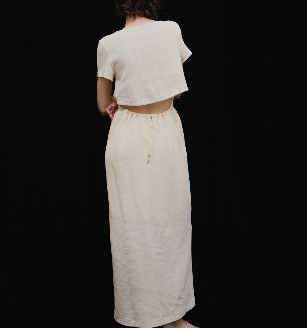 新品 2025 アメリ MEDI 2WAY COTTON MESH DRESS