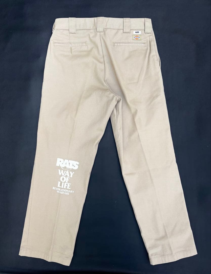 美品 初期 RATS + DICKIES ディッキーズ チノパン ワークパンツ