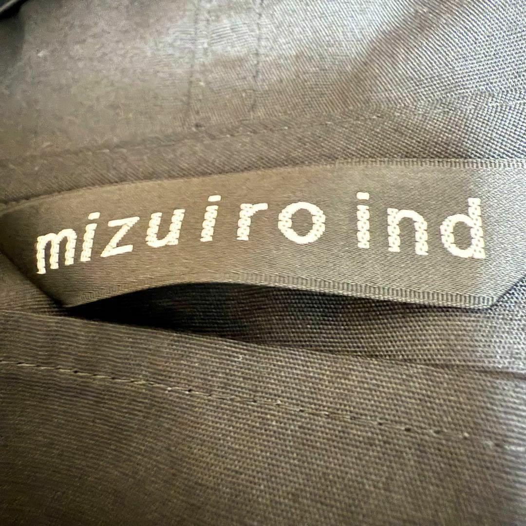 大きい/美品✨mizuiroind ミズイロインド ワンピース フード ロング