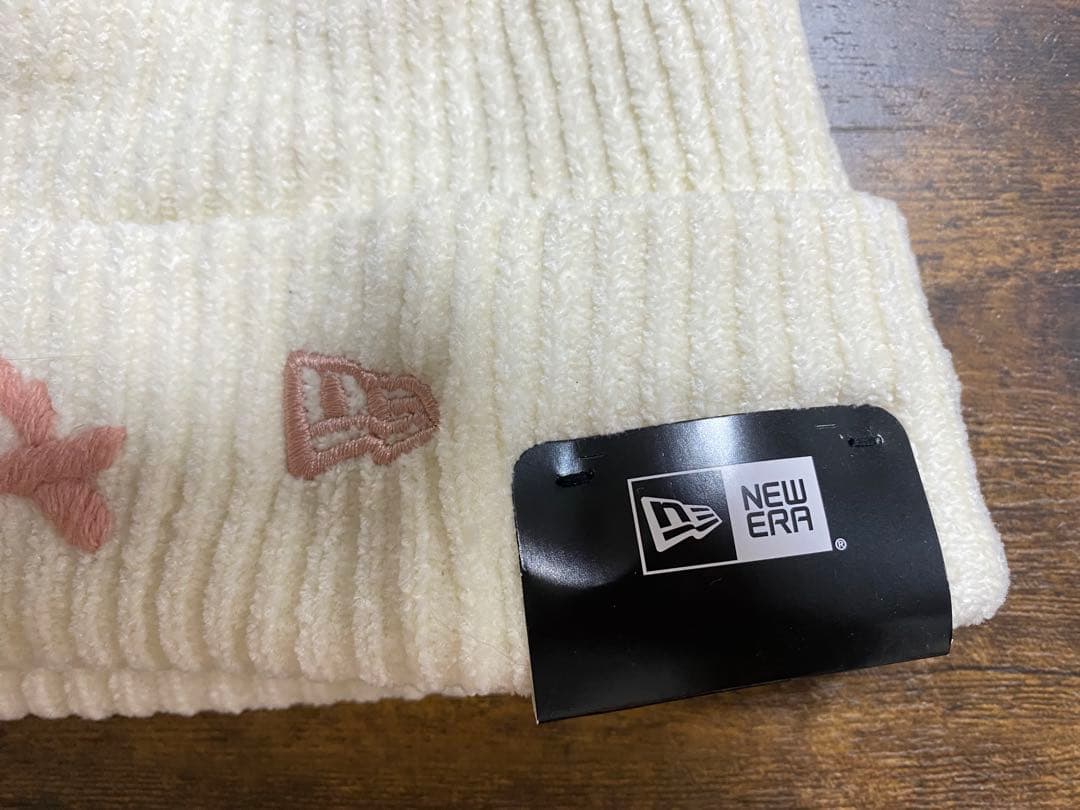 NEW ERA ホワイトニット帽　BEFIRST SHUNTO着用