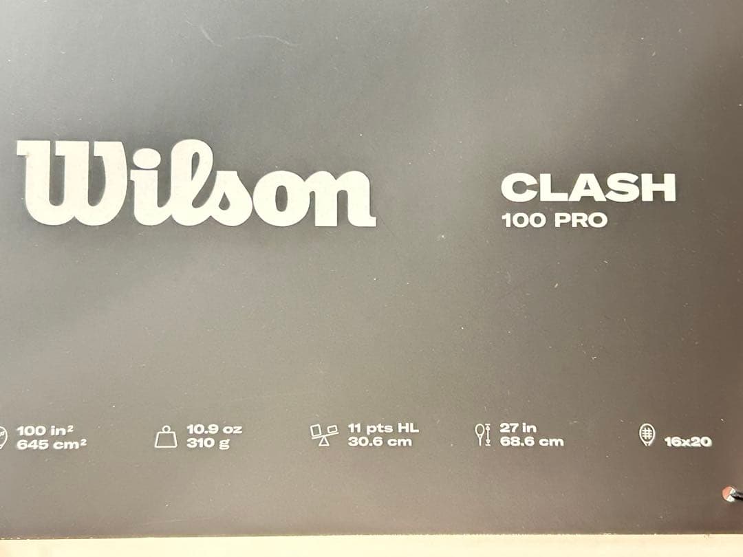 ラケット(硬式用) Wilson CLASH 100 PRO G2