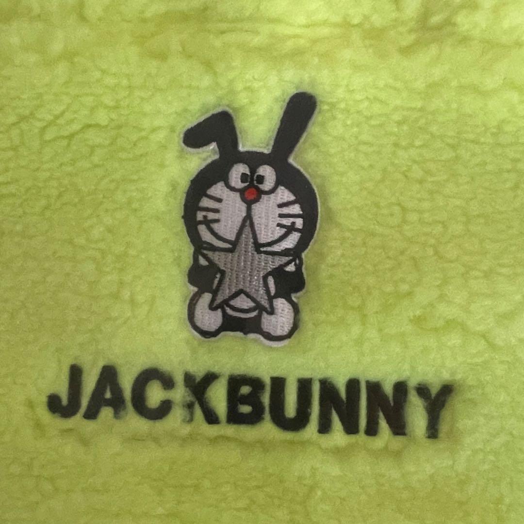 ジャックバニー　ドラえもん　トートバッグ　カートバッグ　ボア　蛍光　イエロー