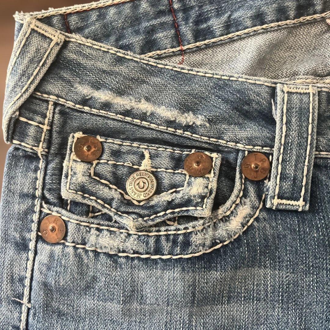 「希少」激レア　白ステッチTrue Religion ブーツカットデニム 27