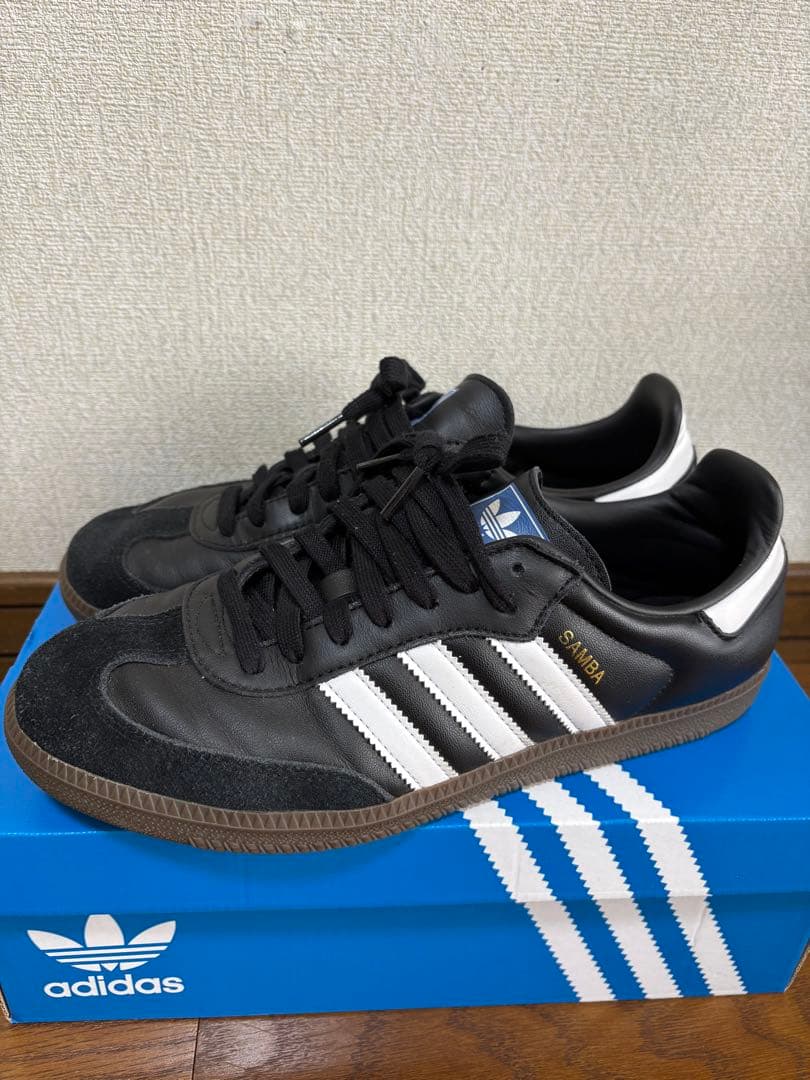 adidas Samba ブラック26cm