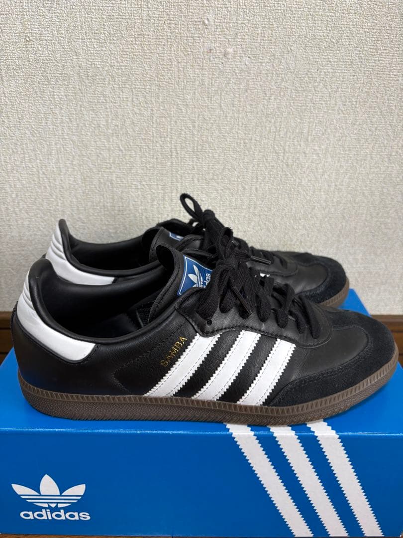 adidas Samba ブラック26cm