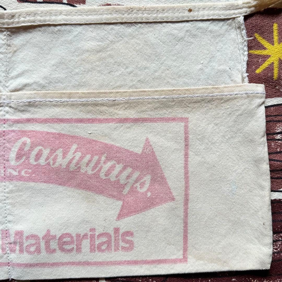 60's VINTAGE WORK APRON USA ワーク エプロン