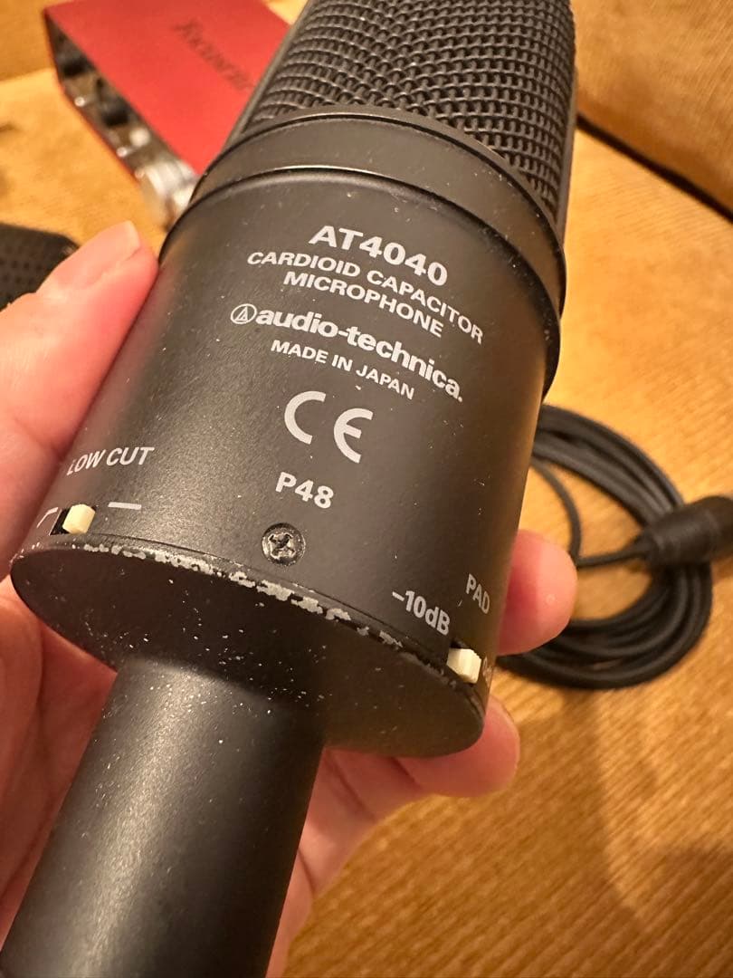 (ジャンク扱い)Audio-Technica AT4040マイクセット