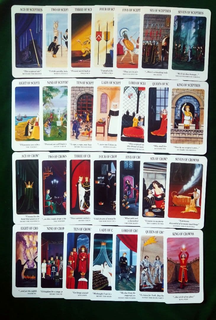 【絶版】Shakespearian Tarot シェイクスピアのタロットカード