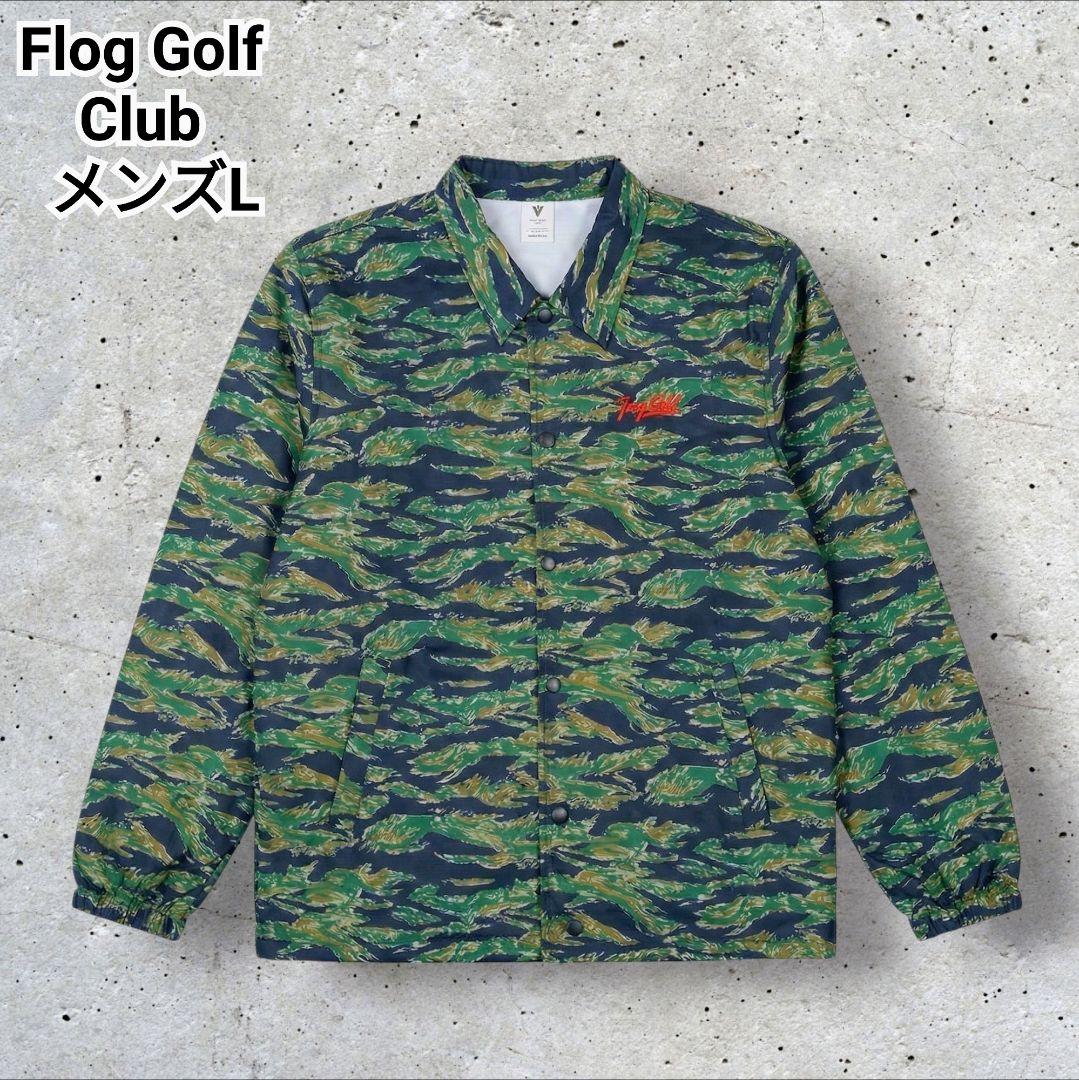 Flog Golf フロッグゴルフ タイガーカモ スカル バックプリント L