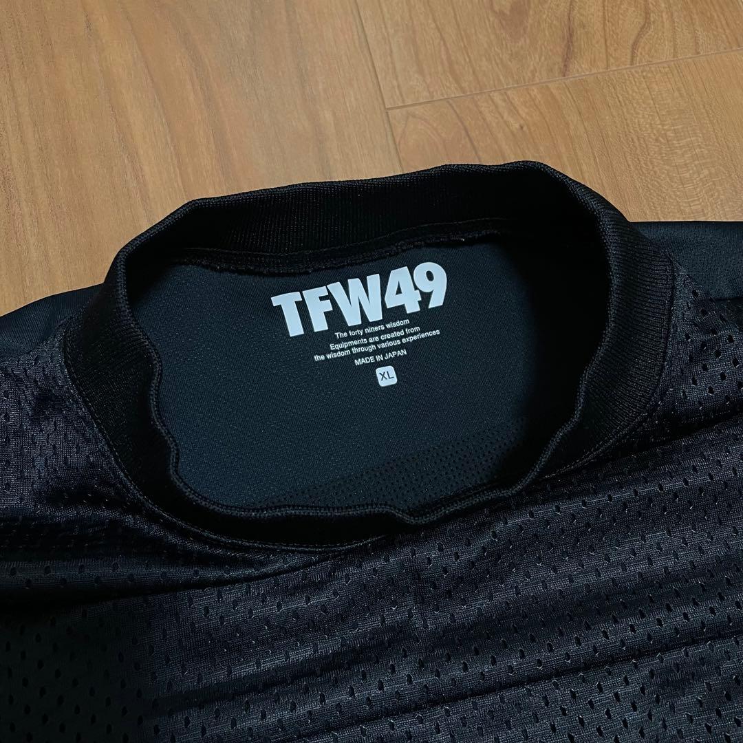 TFW49 モックネック　Tシャツ　XL ブラック　ゴルフ