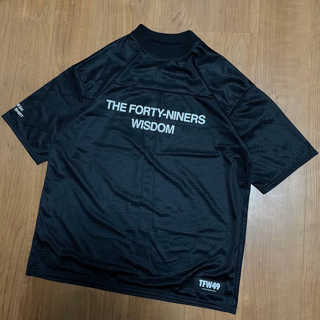 TFW49 モックネック　Tシャツ　XL ブラック　ゴルフ