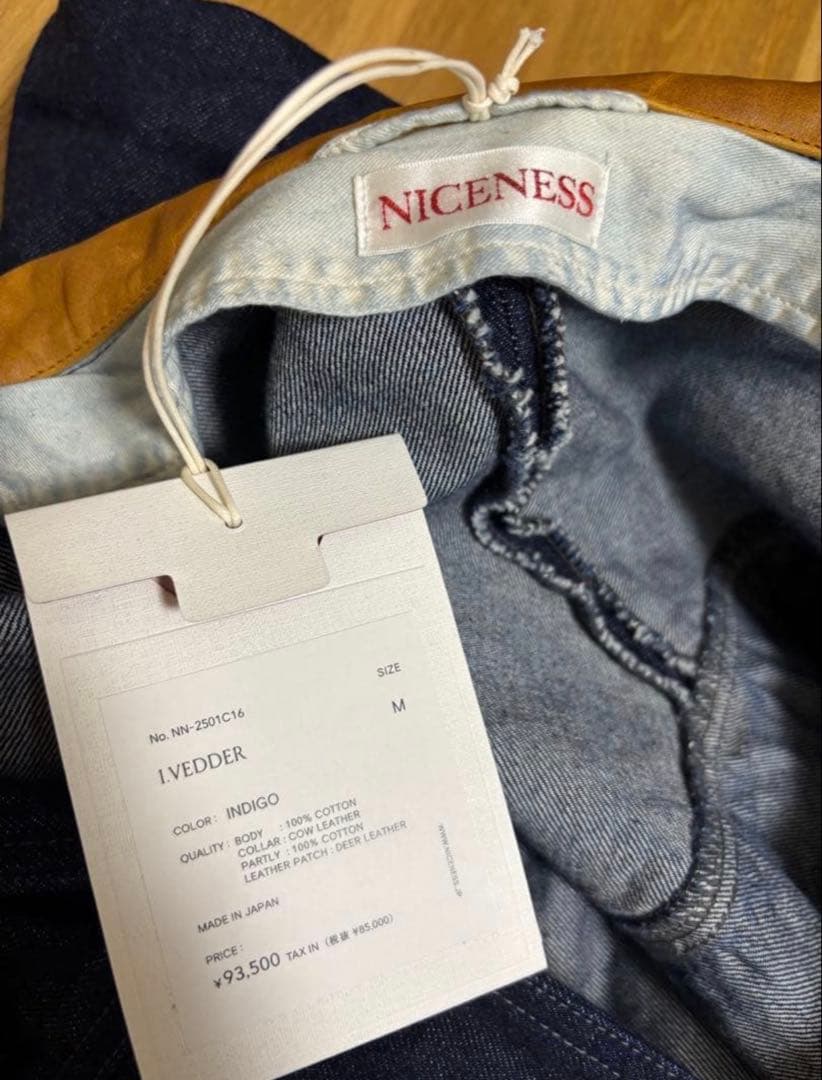【3／22限り】新品　NICENESS I.VEDDER Mサイズ