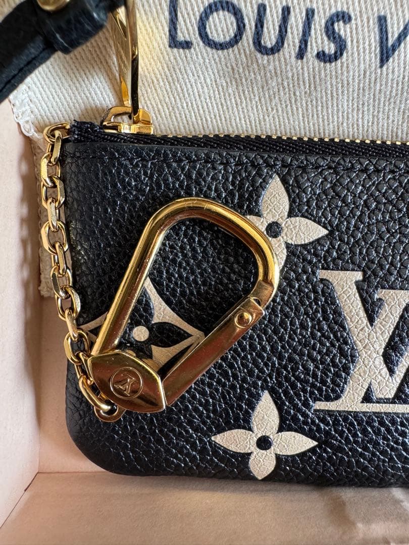 美品　Louis Vuitton カードキーケースポシェット　クレ　アンプラント