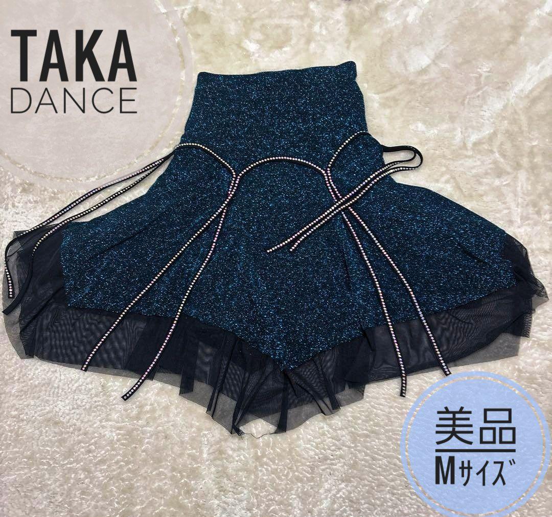 今だけ！【TAKA DANCE】社交ダンス ミディ(ひざ丈)スカート Mサイズ