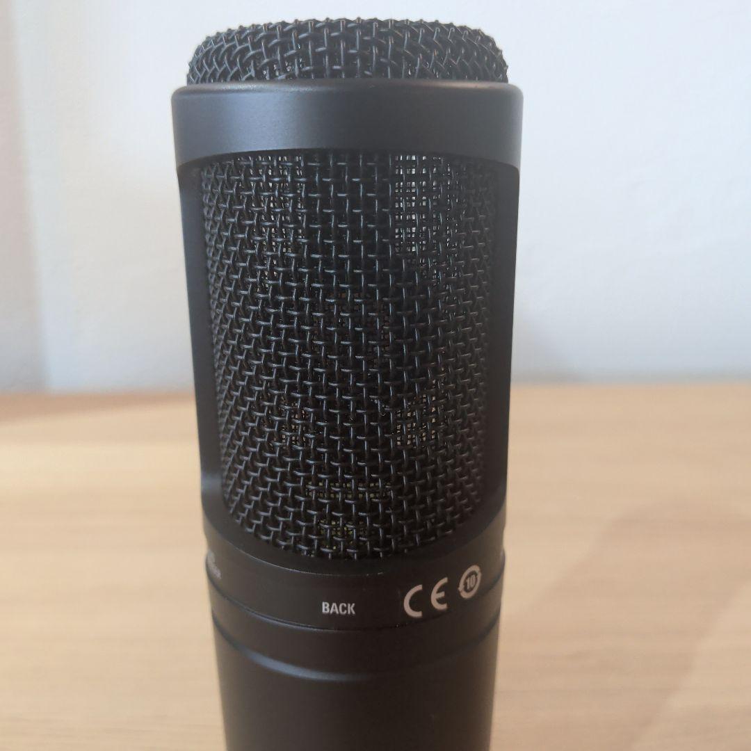 【美品】audio-technica AT2020 コンデンサーマイク
