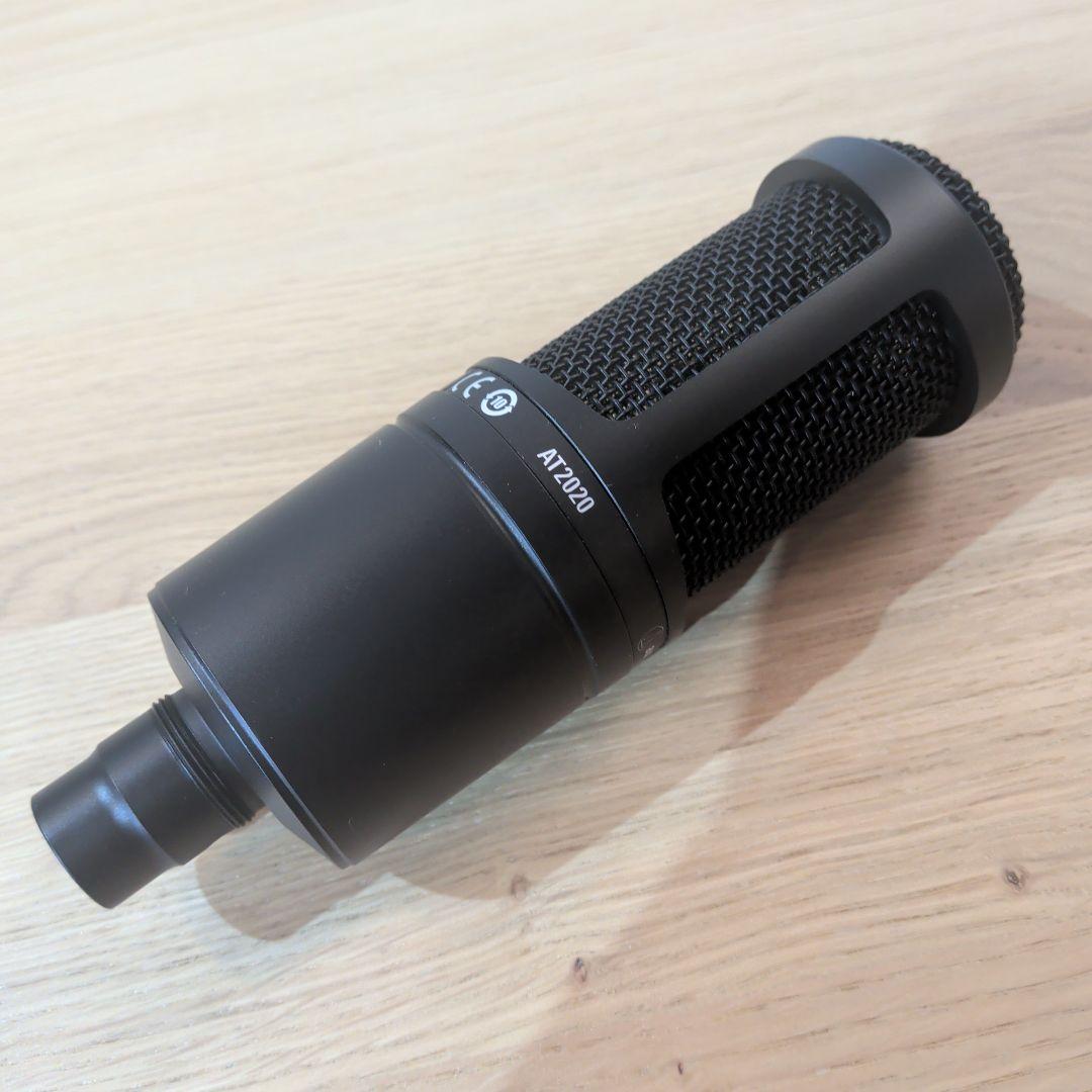 【美品】audio-technica AT2020 コンデンサーマイク