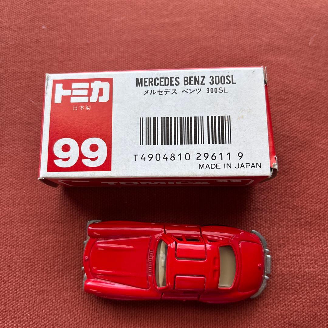 トミカ 99 メルセデス ベンツ 300SL 日本製 赤 箱付