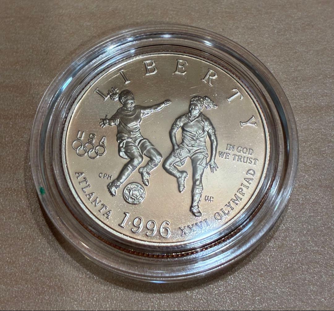 1996年アトランタオリンピック記念 銀貨2枚銅貨1枚