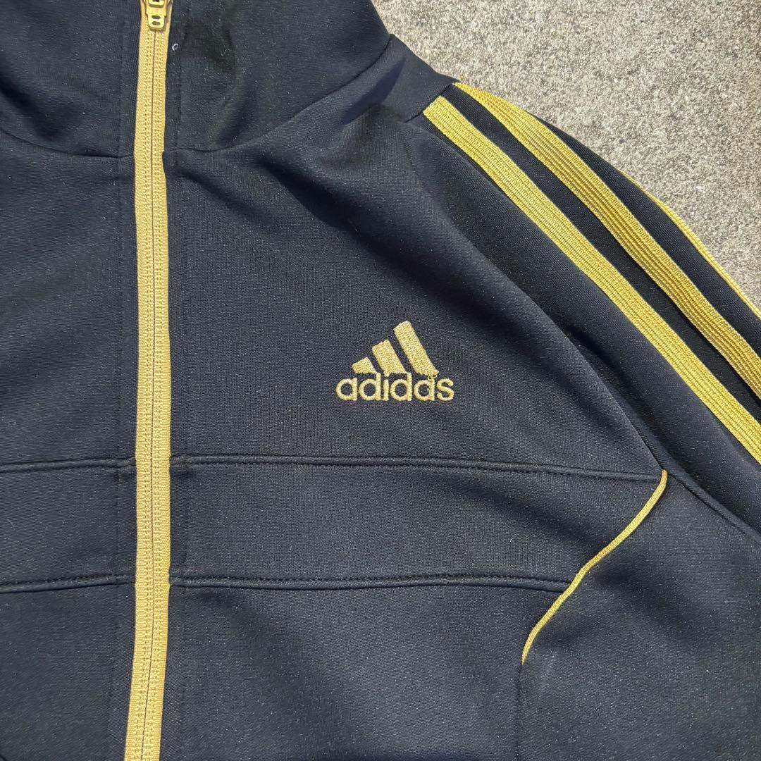 adidas セットアップ ジャージ 黒金 セミフレア y2k ストリート