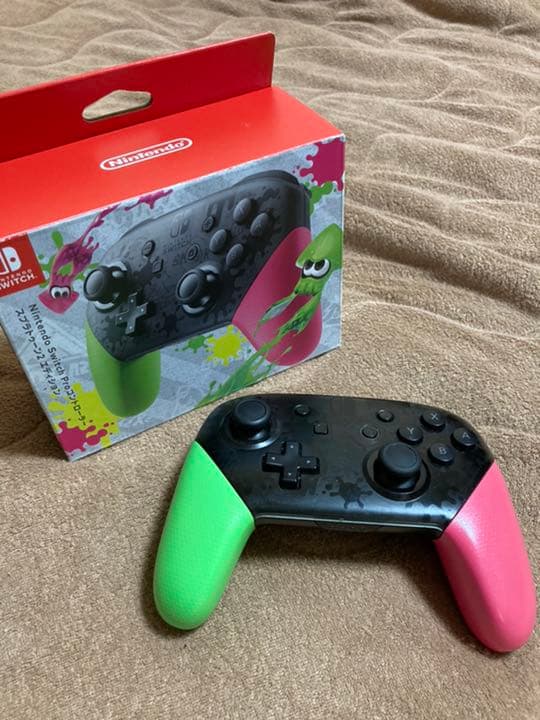 『ジャンク品』Switchプロコントローラー　プロコン　スプラトゥーン2
