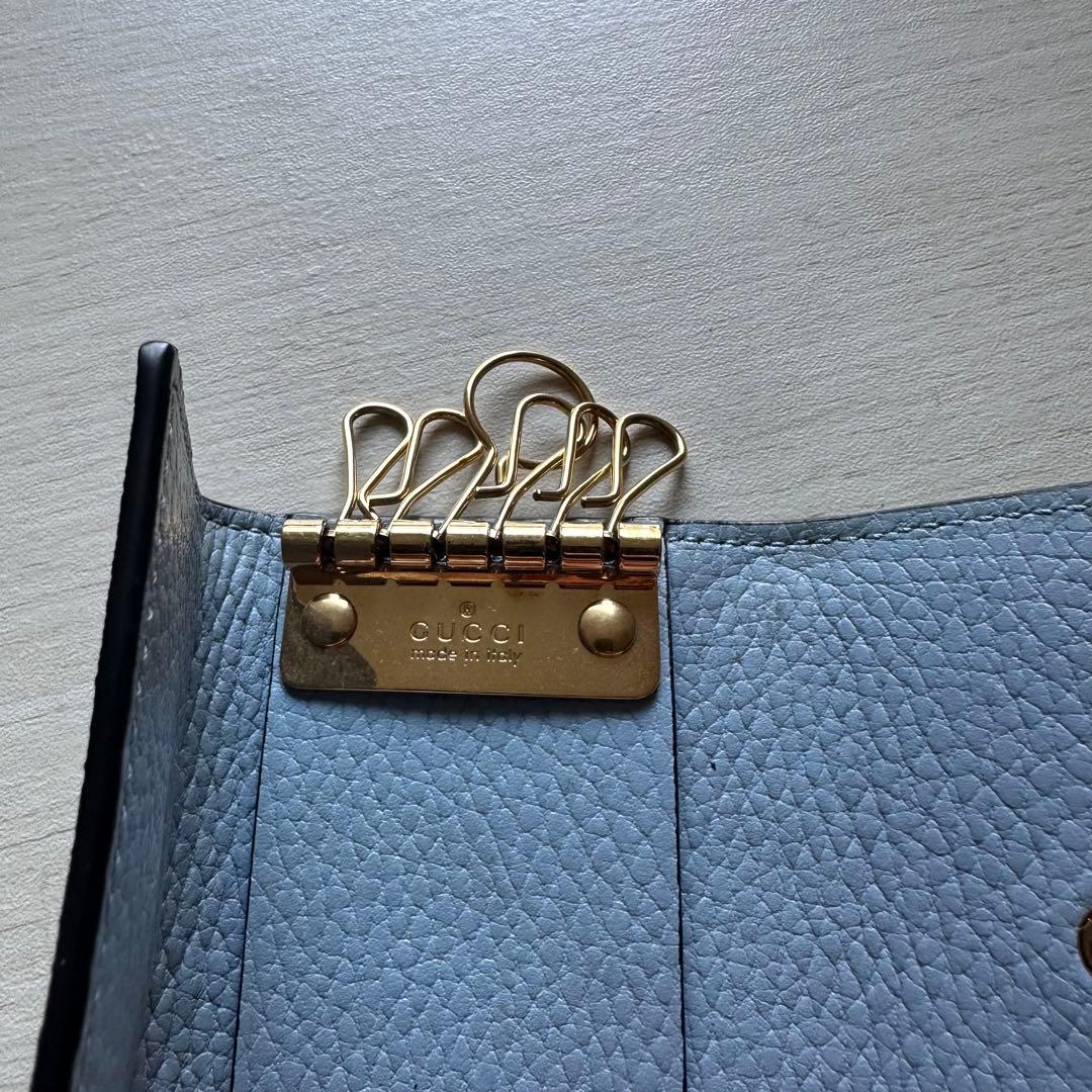 GUCCI 6連キーケース マーモント GGスプリーム GG柄