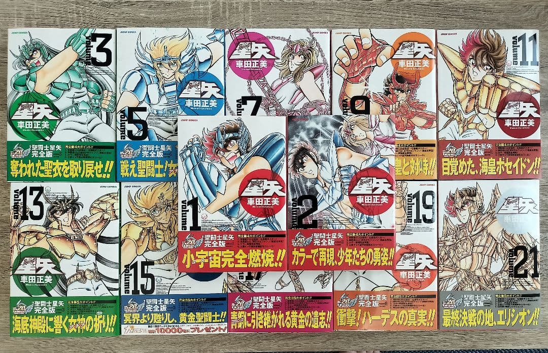 【全22巻 初版】聖闘士星矢 完全版