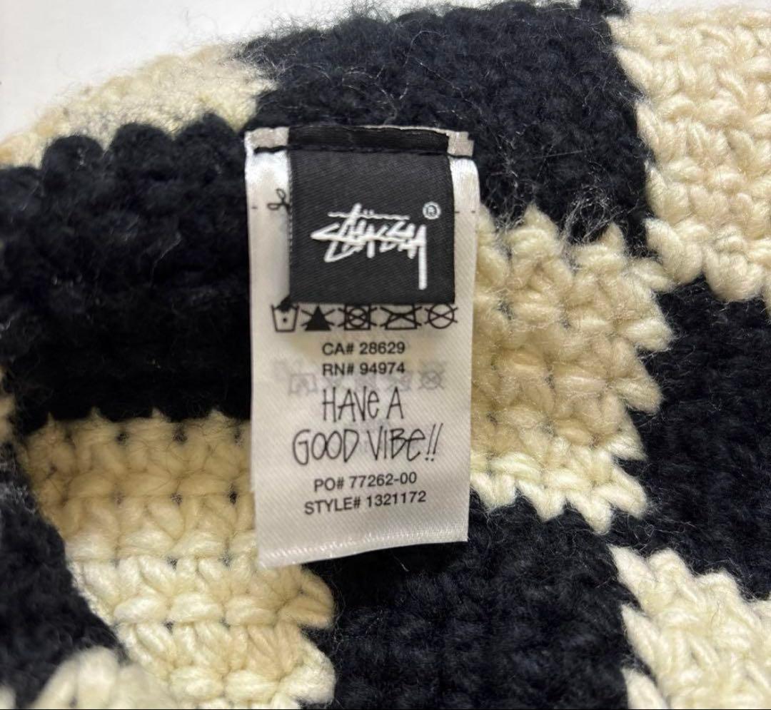 Stussy チェッカーパターン バケットハット
