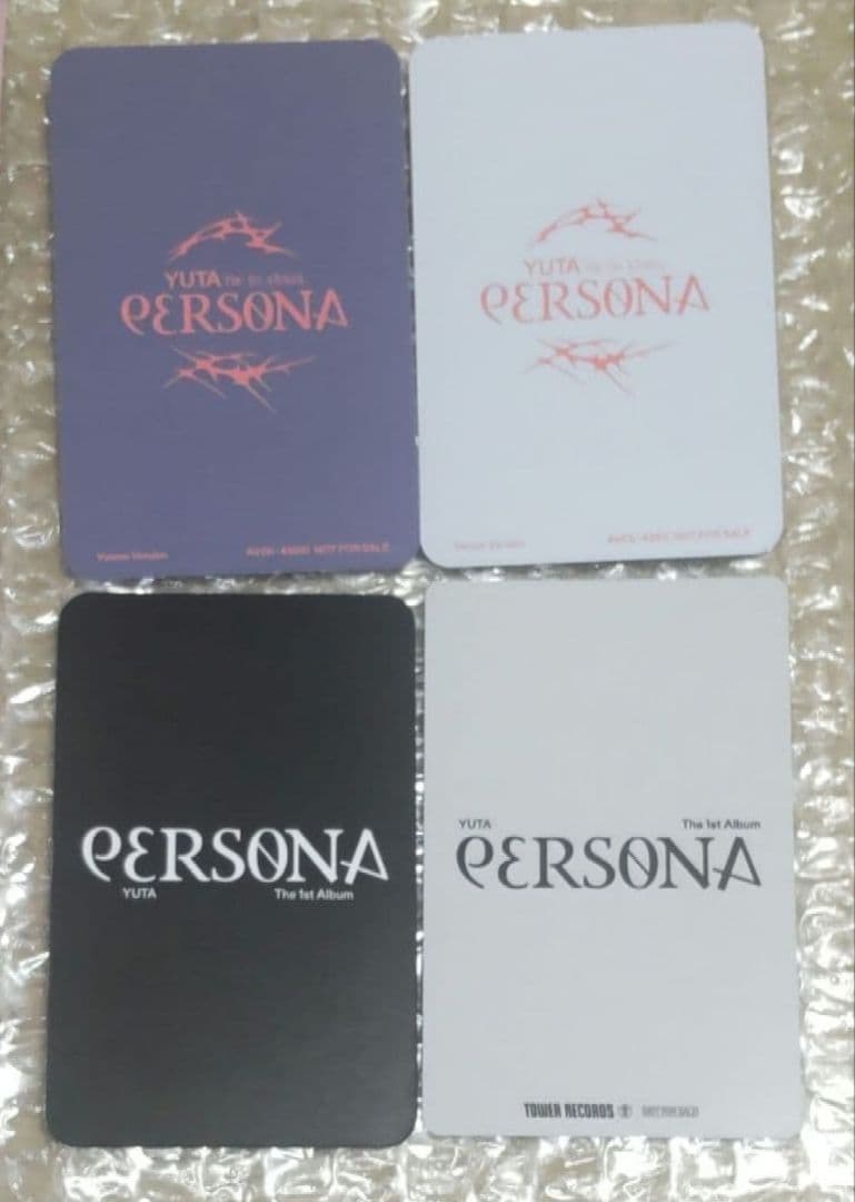 YUTA　PERSONA　CD　トレカ　5点セットB