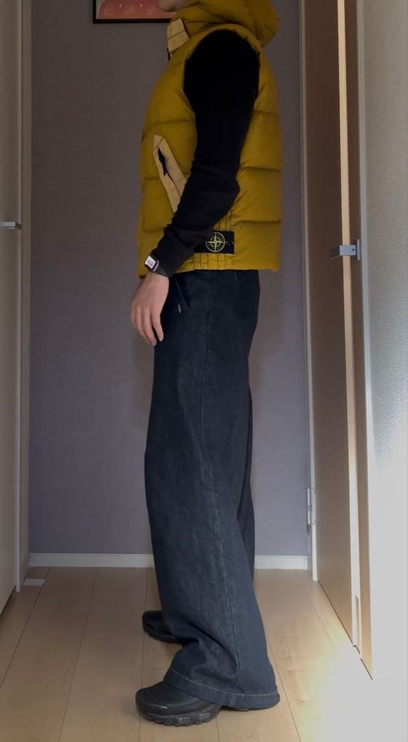 の*ん様 STONE  GARMENT DYED DOWN VEST