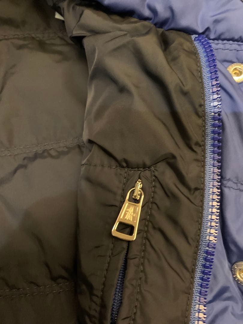 モンクレール　MONCLER 青　ダウンベスト　S（サイズ2）
