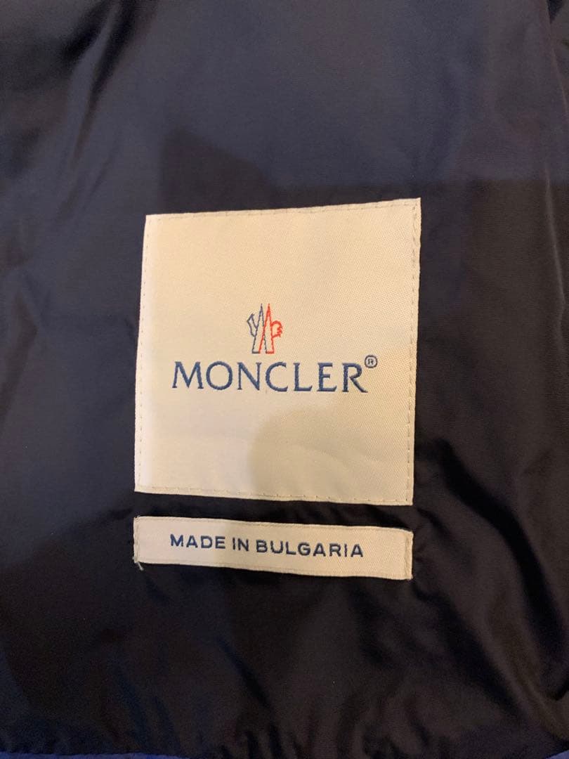 モンクレール　MONCLER 青　ダウンベスト　S（サイズ2）