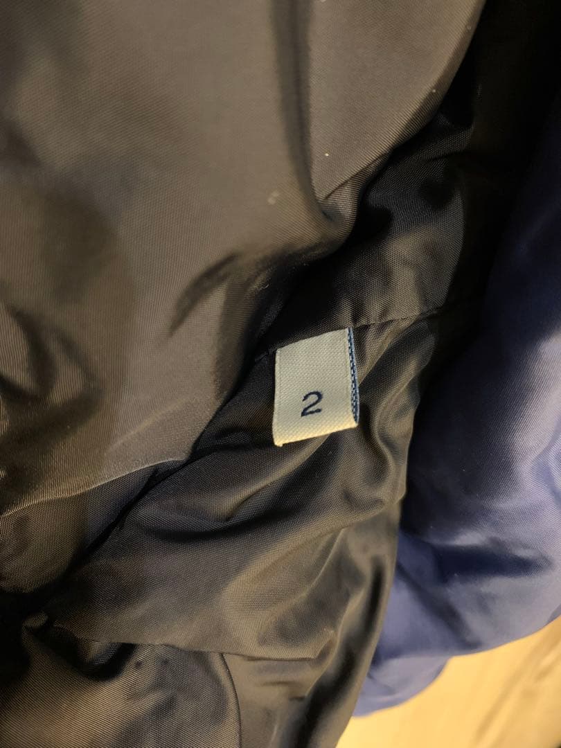 モンクレール　MONCLER 青　ダウンベスト　S（サイズ2）