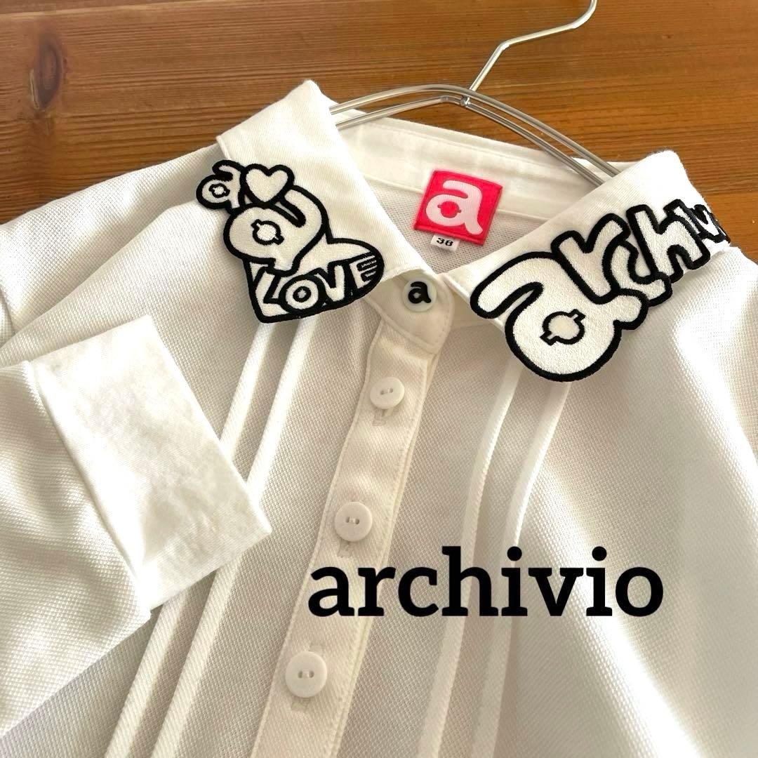 未使用　archivio 長袖シャツ　ゴルフウェア