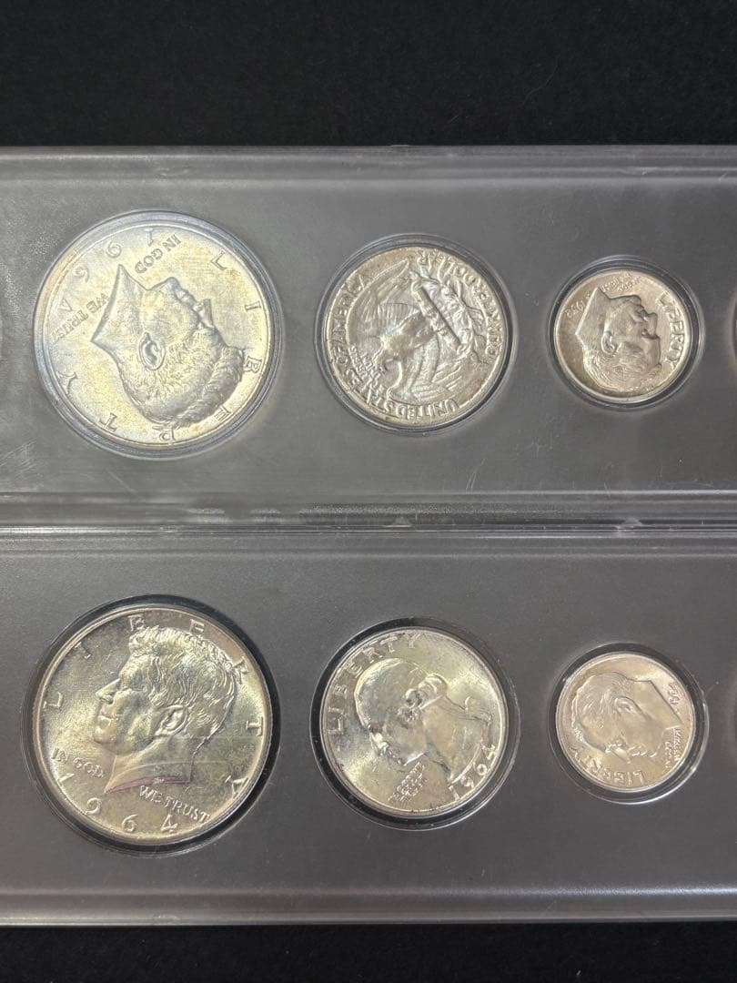 アメリカ記念硬貨セット 10枚 銀製