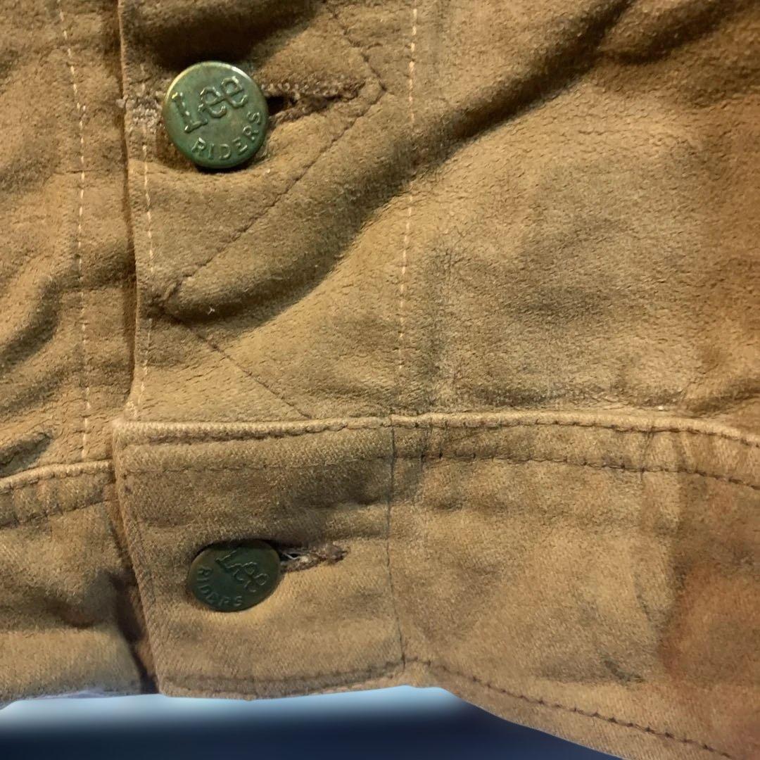 70年代lee 101J RIDERS Moleskin スエード風Gジャン古着