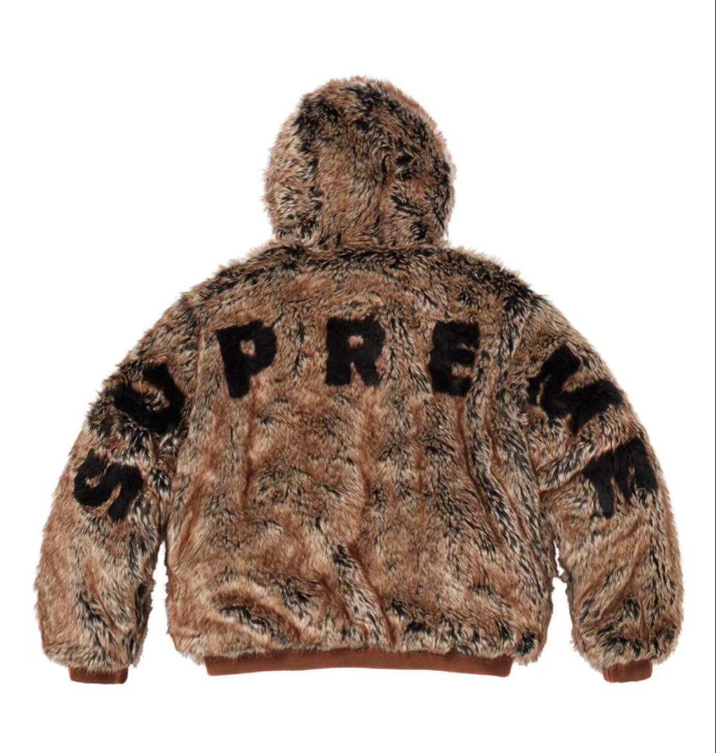 ブ*ル様 Supreme Faux Fur Hooded Work Jacket